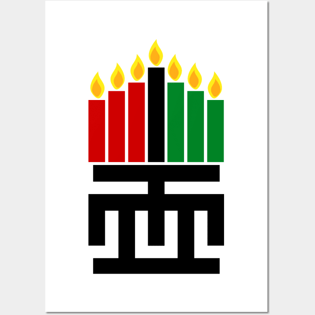 ALKEBULAN - KWANZAA 7 PRINCIPLES Wall Art by DodgertonSkillhause